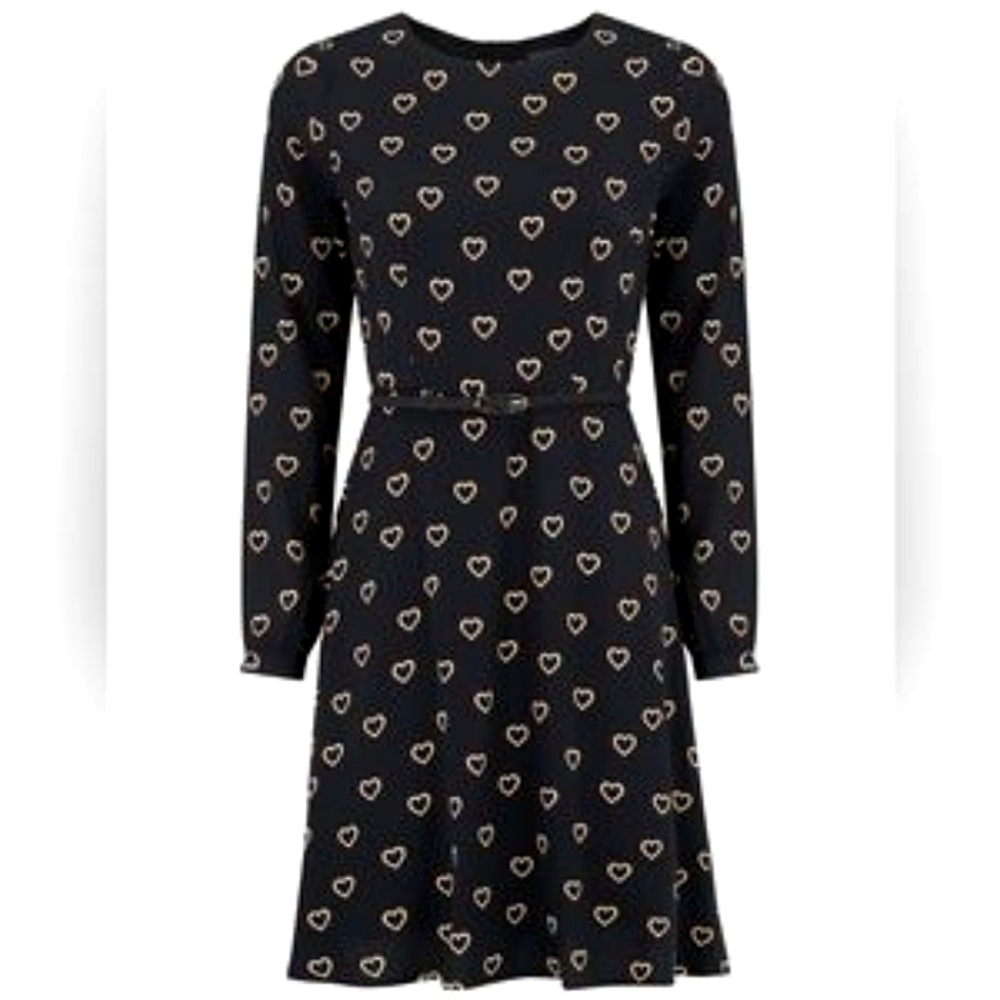 NWOT Rare Sugarhill Brighton Modcloth Rainbow Heart Dress